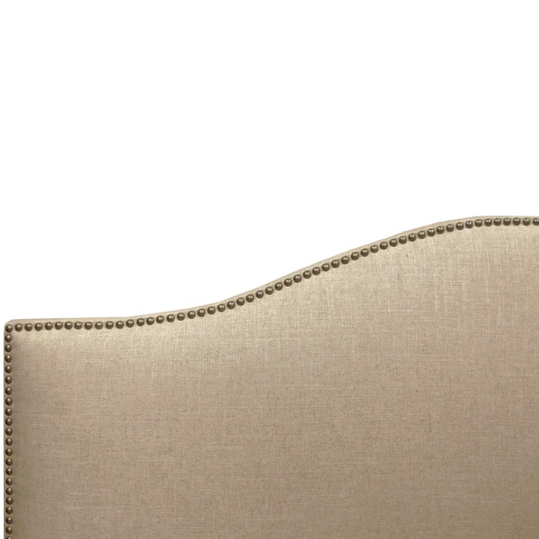 Skyline Furniture Nail-Buttoned Headboard - Full - Tan