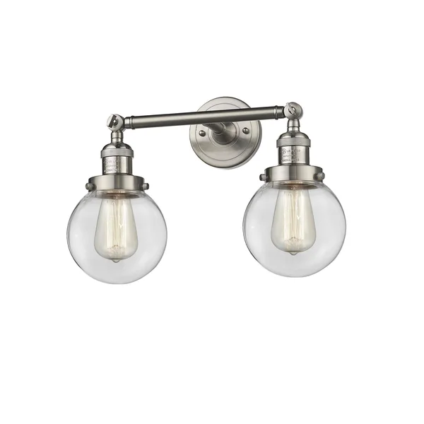 Innovations Lighting 208-SN-G202-6 Beacon - 17 inch 2 Light Bath