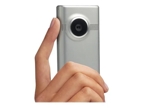 Flip Video MinoHD M2120M - Camcorder - 720p - 1.6 MP - flash 8 GB - internal flash memory - brushed metal