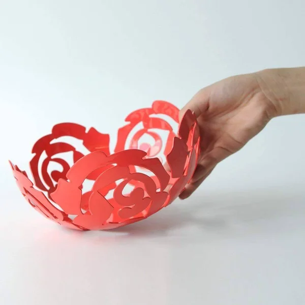 Alessi - La Rosa Fruit Bowl, Red