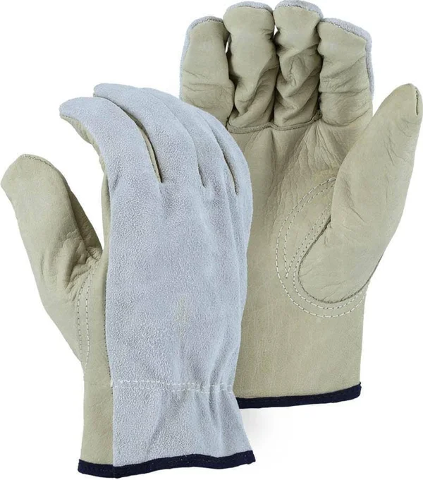 Majestic 1533-9 Split Cowhide Drivers Gloves Medium