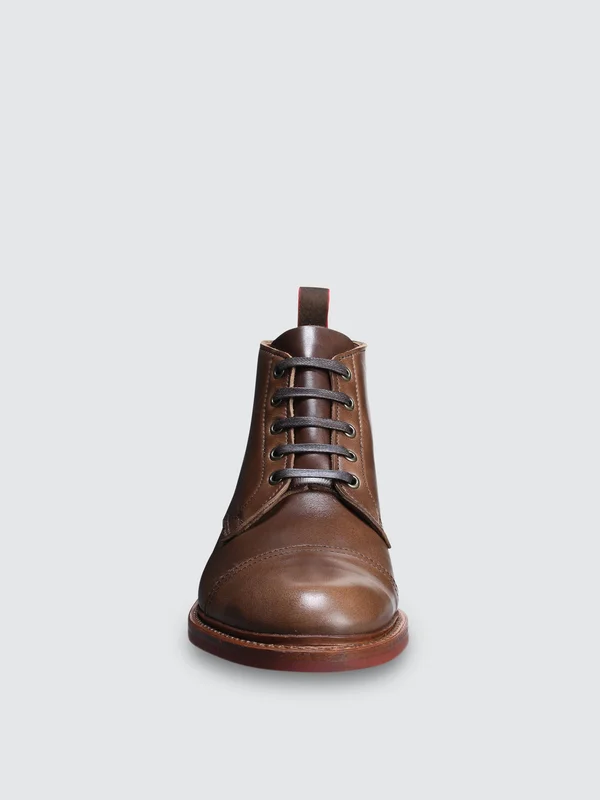 Allen Edmonds Men's Patton WP Oxford Boot - Natural, 10