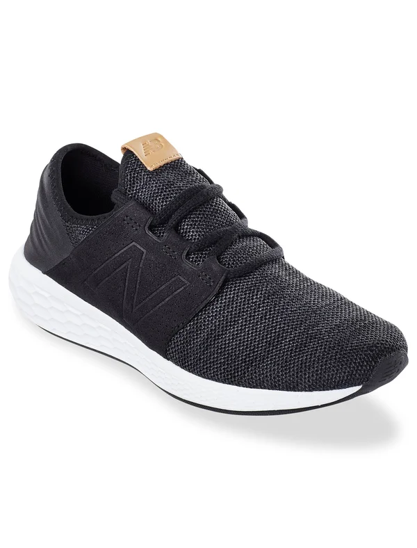 New Balance Men's Fresh Foam Cruz V2 Knit - 2E Running Shoe - Black