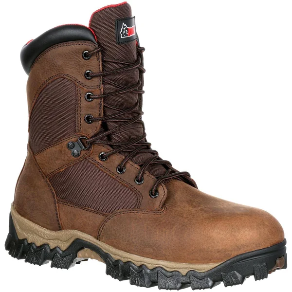 Men's Rocky AlphaForce Composite Toe Waterproof Insulated Boot - Brown