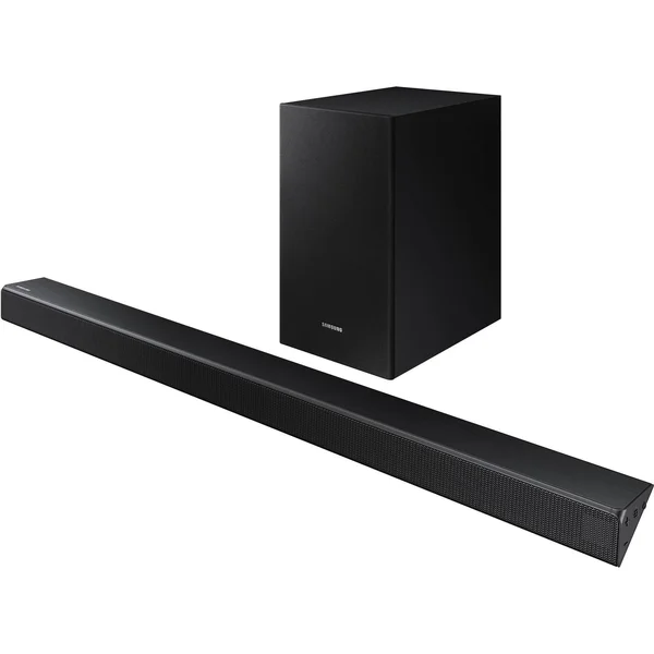Samsung HW-R550 Sound Bar System - 2.1 Channel - 320W RMS - Wireless - Charcoal Black