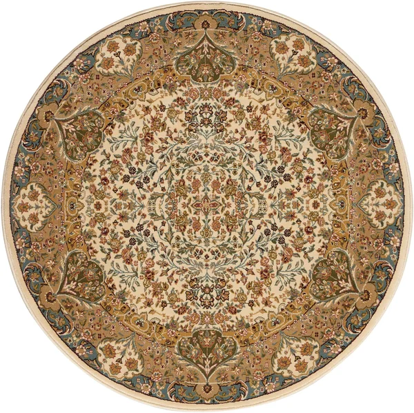 Kathy Ireland Antiquities Area Rug - Ivory, 2&2x22 x 7&6x22