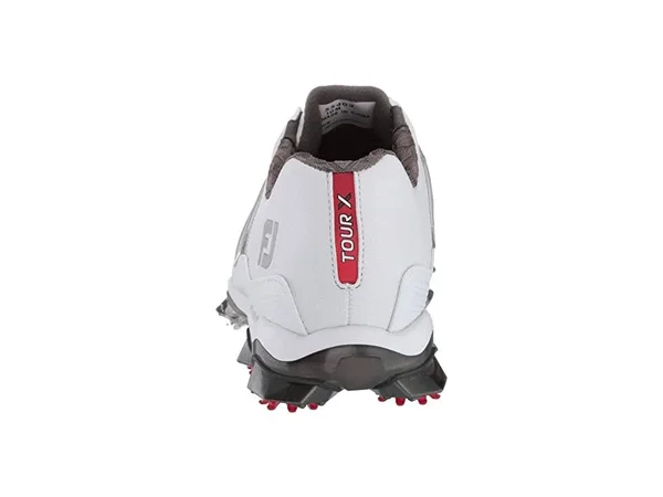 FootJoy Men's Tour x Golf Shoes Size 10, White/Red