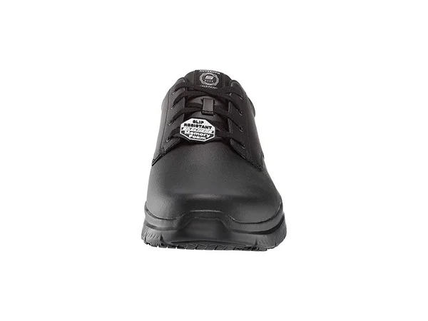 Skechers Men's Work Relaxed Fit Flex Advantage Fourche SR Oxford, Black