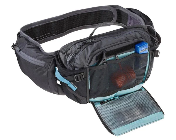 EVOC Hip Pack Pro 3L + 1.5L Bladder Carbon Grey/Chili Red