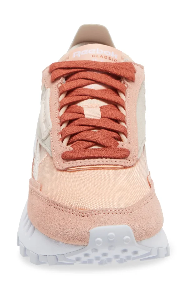 Reebok Classic Leather Legacy Pink Women's Running Shoes, Size: 6