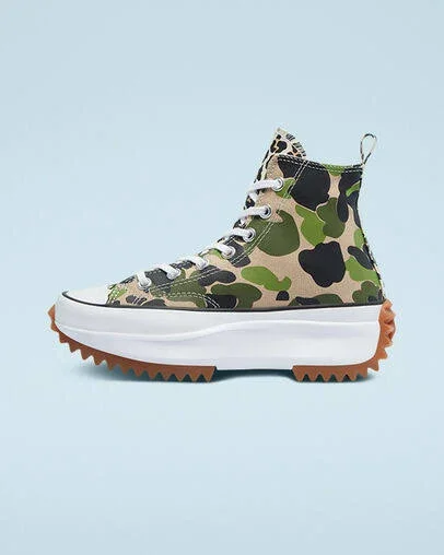 Converse Archive Print Run Star Hike High Top (Brown Size 11) Unisex Canvas Shoes