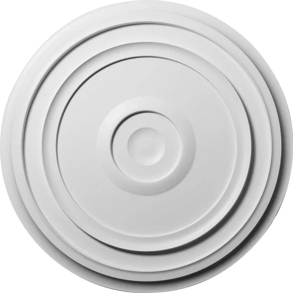 24 3/8x22OD x 1 1/8x22P Traditional Reece Ceiling Medallion (Fits Canopies Up to 5 7/8x22) - Hand-Painted Pot of Cream Crackle