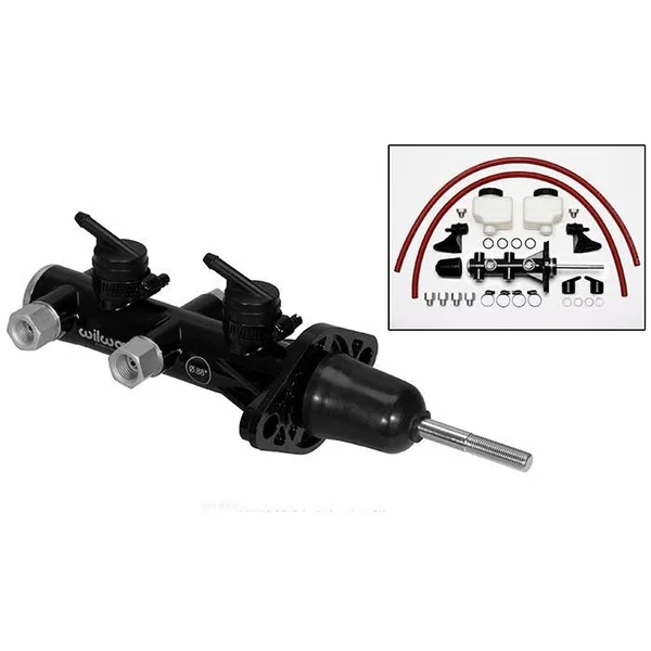 Wilwood Tandem Remote Master Cylinder - 7/8in Bore Black 260-14241-BK