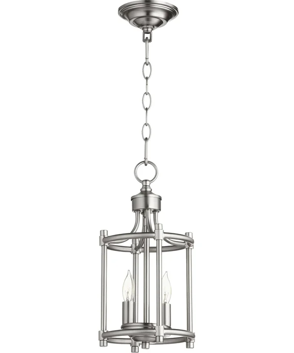 Quorum - 6822-2-65 - Two Light Entry Pendant - Rossington - Satin Nickel