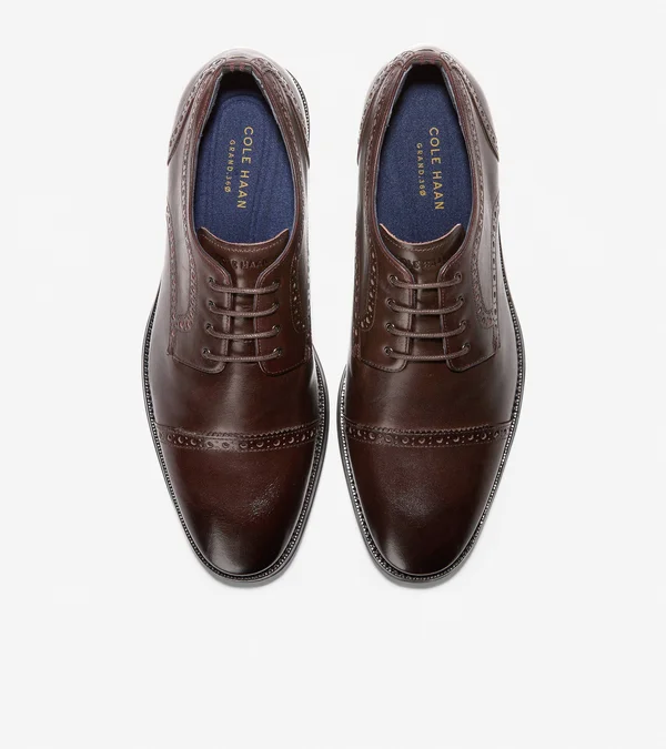 Cole Haan Jefferson Grand 2.0 Oxford - Men's, Burgundy, Size 10, Oxfords, Cap Toe