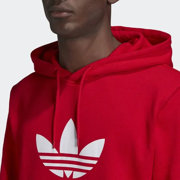 Adidas Men's Originals Trefoil Hoodie GD9924 - Medium - Red
