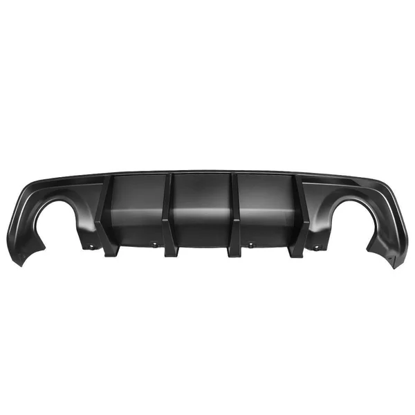 Ikon Motorsports Compatible with 20-21 Dodge Charger Widebody Ikon Style PP Rear Bumper Diffuser, Black