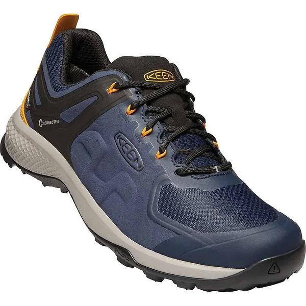 Keen Men's Explore Waterproof Shoe - 11.5 - Blue Nights - Picante