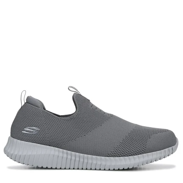 Men's Skechers Elite Flex Wasick Slip-On Sneaker, Size: 12, Gray