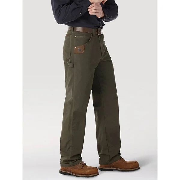 Wrangler Men's Riggs Workwear Carpenter Jean (Loden) Loden - 52x32