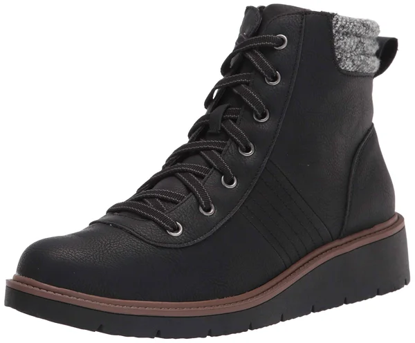 Dr. Scholl&s Little Wild Women's Lace-Up Boots - Size: 8.5, Black