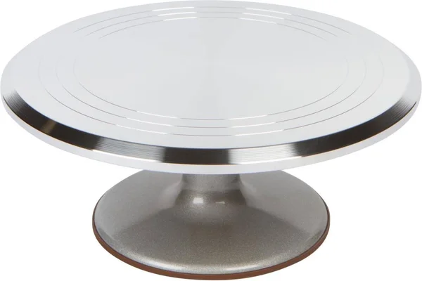 Trademark Innovations 12x22 Revolving Cake Decorating Turntable Stand - Professional Aluminum and Non-Slip (Set of 3), CAKE-TUR