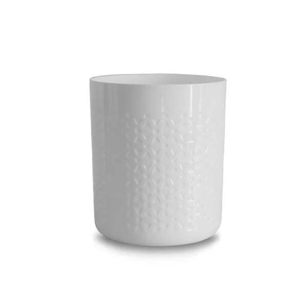 Moto White Utensil Crock - 6 inch x 7 Inch/91 oz., Melamine, Pack of 4