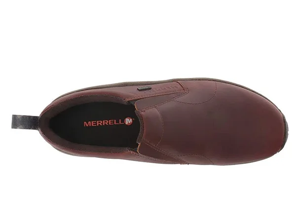 Merrell Men's Jungle Moc Leather Waterproof Ice+ - Size: 13, Merrell Oak