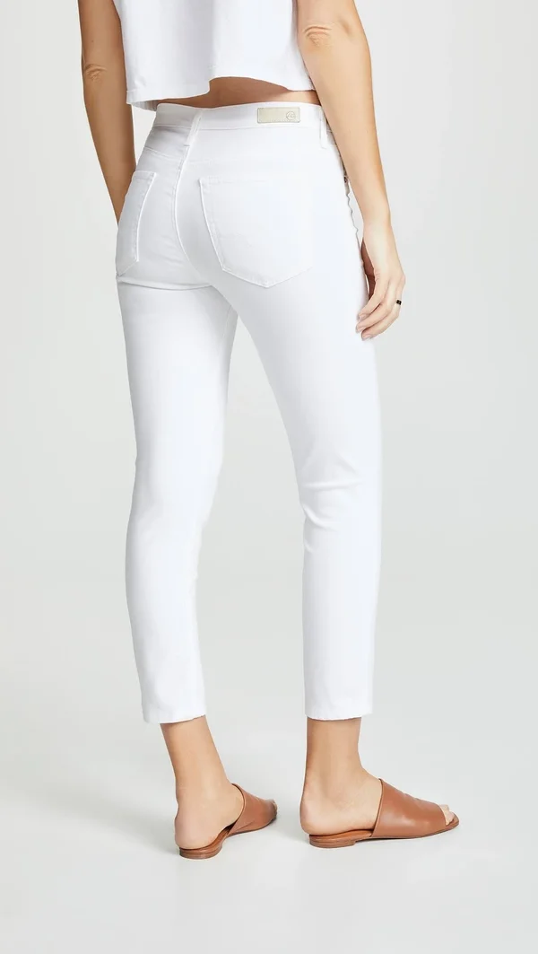 Ag The Prima Crop Jeans White 30