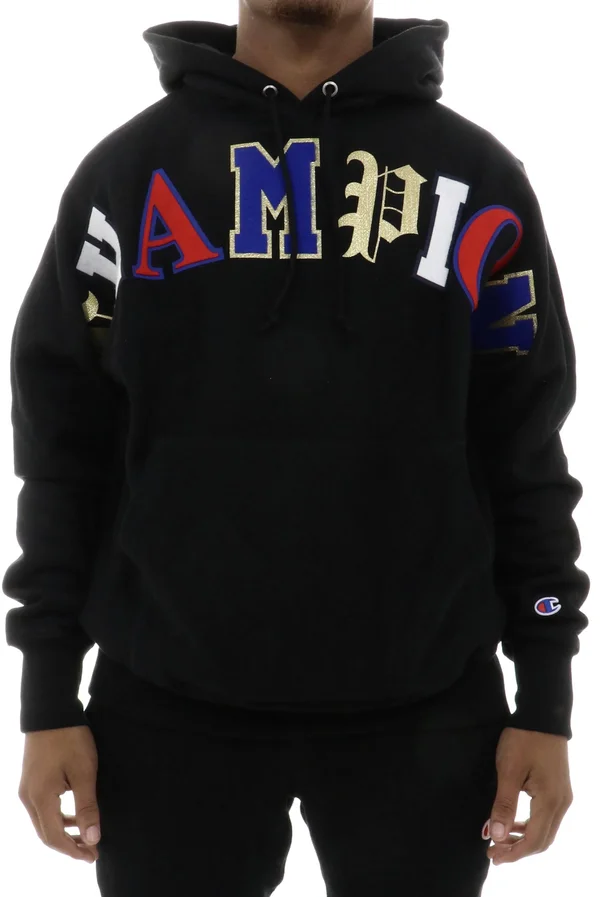 Champion Men's REVERSE Weave Hoodie - Black