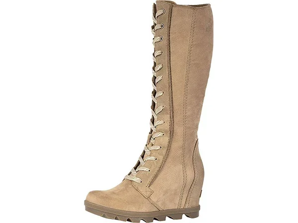 Sorel Women's Joan of Arctic Wedge II Tall Boot - 9.5 - Ash Brown
