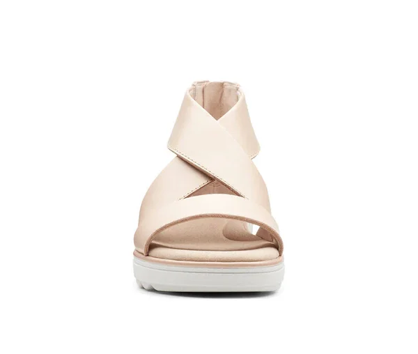 Clarks Women's Jillian Rise Wedge Sandal, Size: 11, Blush Leather