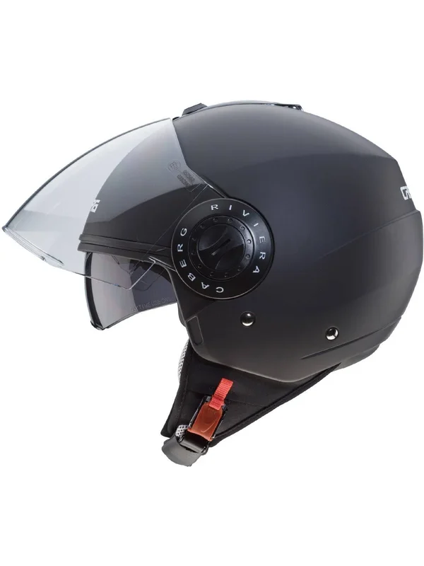 Caberg Riviera V3 Solid, Jet Helmet - Matt-Black - Xs