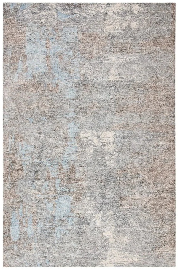 Safavieh Restoration Vintage RVT113F 8& x 10& Grey and Blue Area Rug