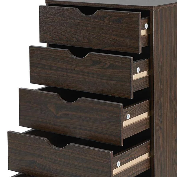 Naomi Home Taylor 5 Drawers Cabinet Espresso