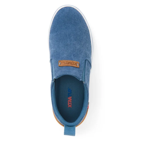Xtratuf Women's Canvas Sharkbyte Deck Shoe - Blue, 8