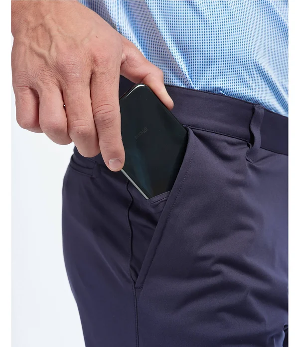 Rhone Slim-Fit Flat-Front Commuter Stretch Pants - 40 30