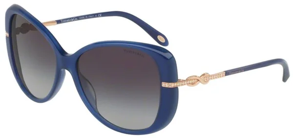 Tiffany TF4126B Sunglasses 81923C Opal Blue Grey Gradient