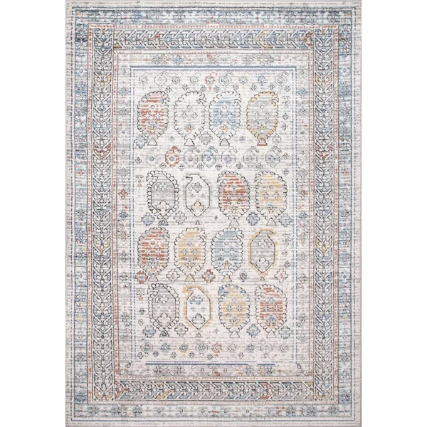 nuLOOM Jovi Transitional Tribal Print Area Rug - 6& 7x22 x 9& - Beige
