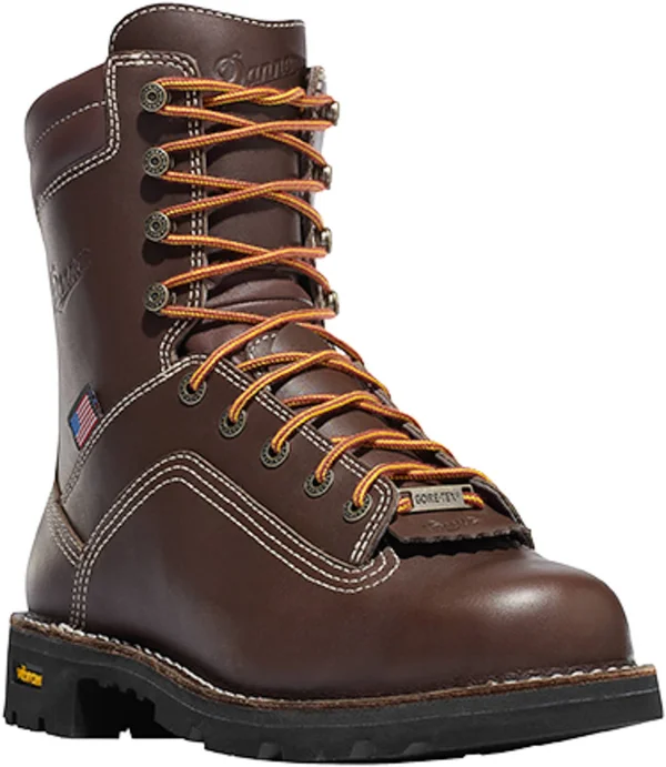 Danner Men's Quarry USA 8in GTX Boot - Size: 10.5D, Brown