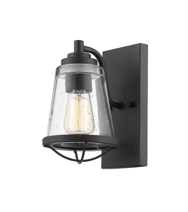 Z-Lite 444-1S Bronze Mariner Single Light 7-5/8x22W Bathroom Sconce
