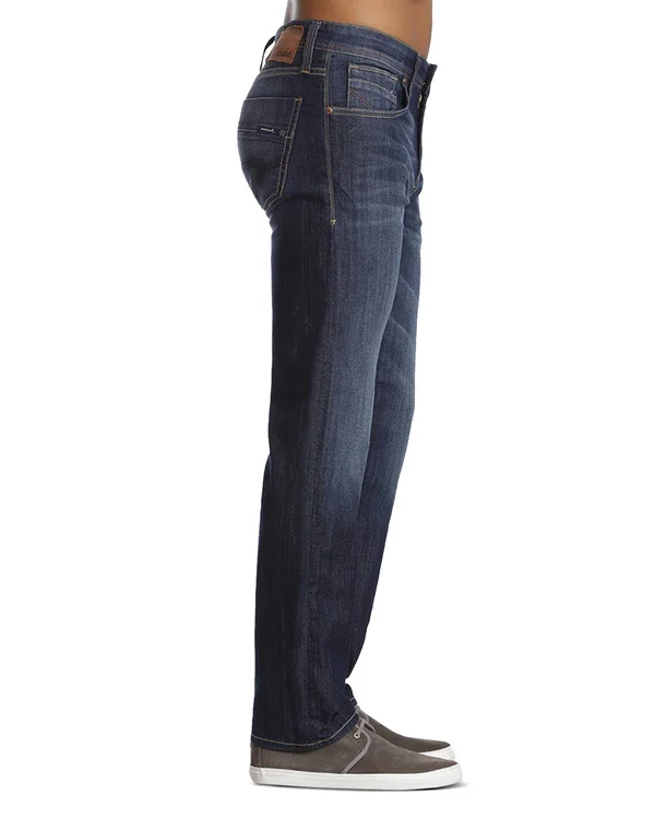 Mavi Men's Zach Straight Leg in Dark Maui, Men's Jeans