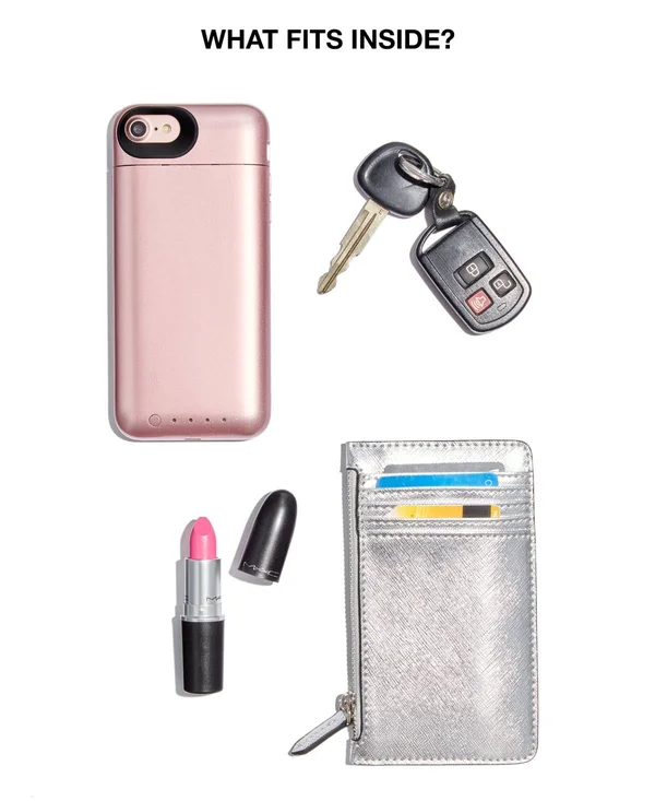 Inc Carolyn Glitter Clutch, Created for Macy&s - Silver/Silver