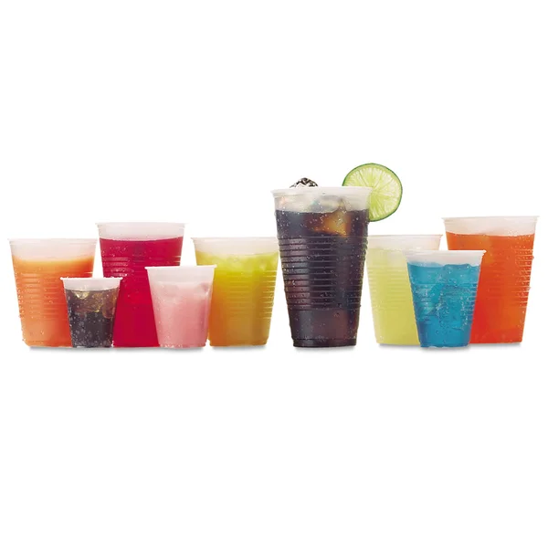 Fabri-Kal RK Crisscross Cold Drink Cups - 3 oz, Clear