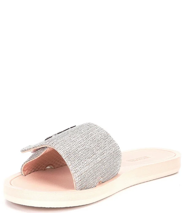 Michael Kors MK Slide Gunmetal 8 M