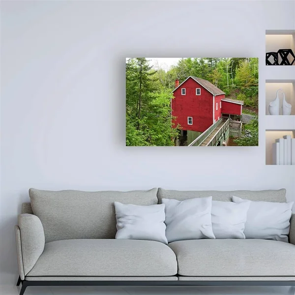 Trademark Art Chuck Burdic 'The Old Gristmill' Canvas Art