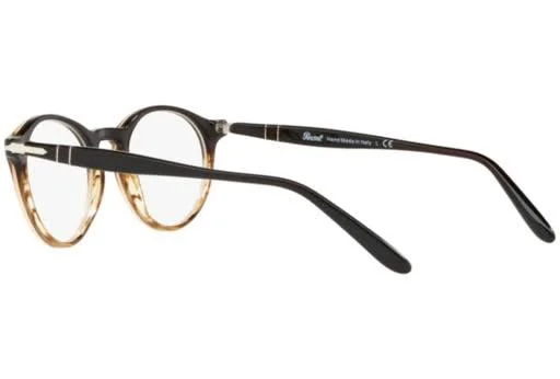 Persol PO3092V 9052 Grad Black Striped Brown