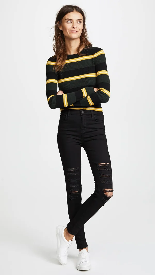 J Brand Maria High Rise Skinny Jeans