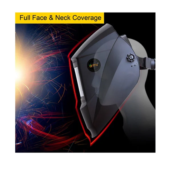 Antra AH7-360-0000 Solar Power Auto Darkening Welding Helmet Shade 4/5-9/9-13