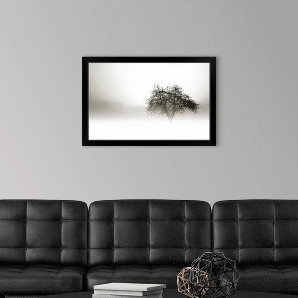in The Mist I - Black Framed Wall Art, 30x20, Great Big Canvas